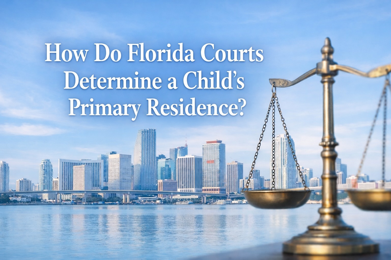 How Do Florida Courts Determine a Child's Primary Residence?