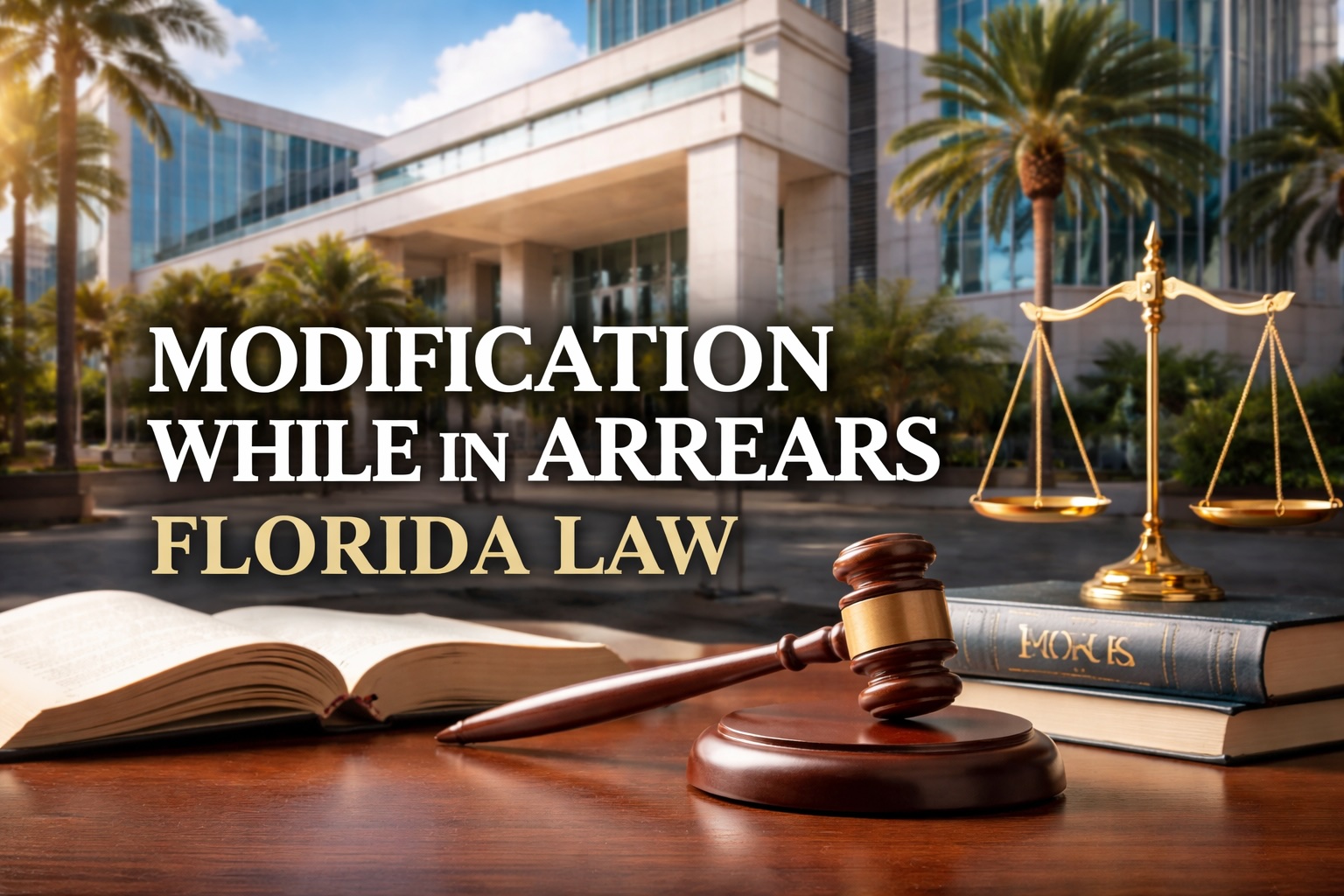 Modification While in Arrears Florida Law