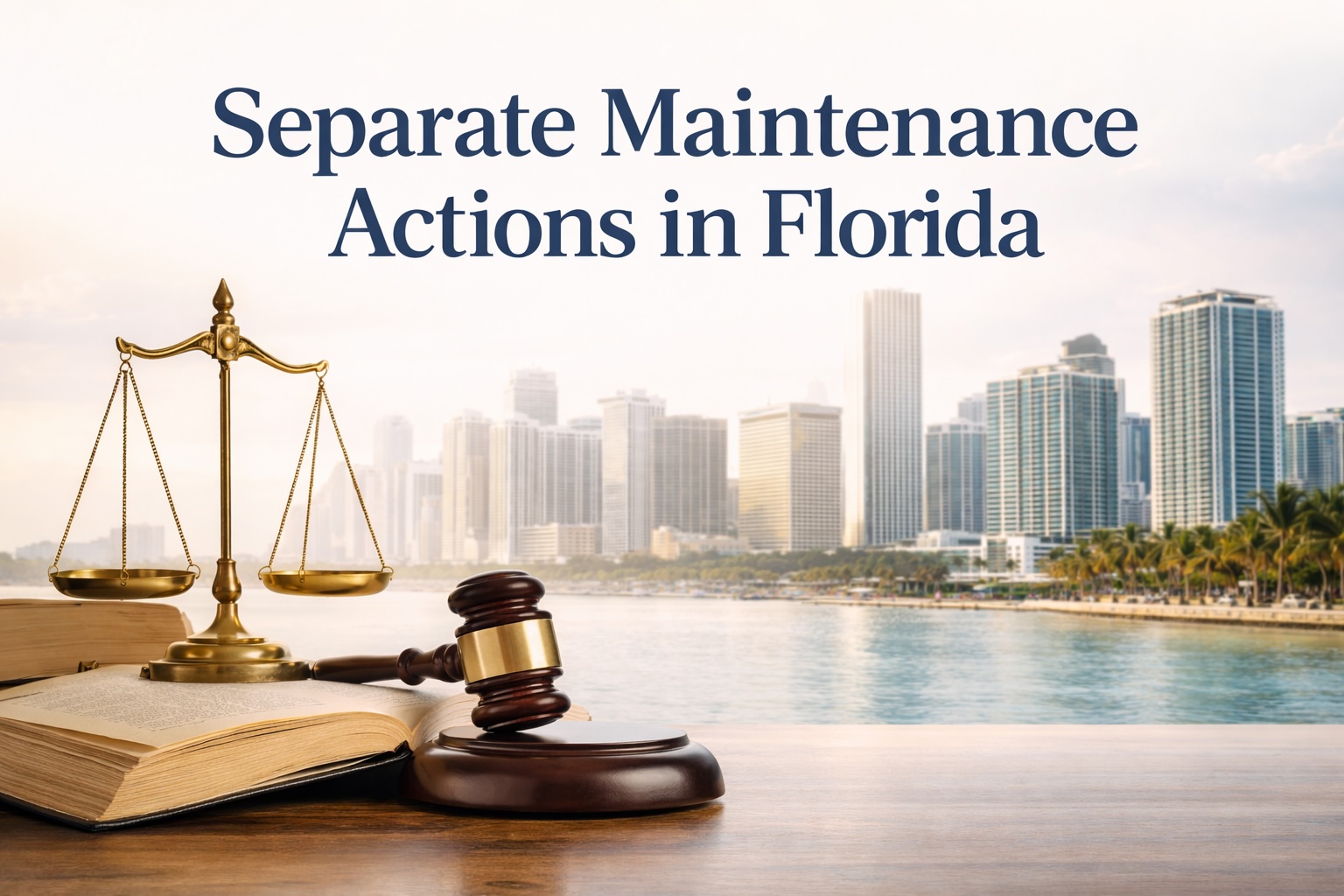 What is a Separate Maintenance Action?