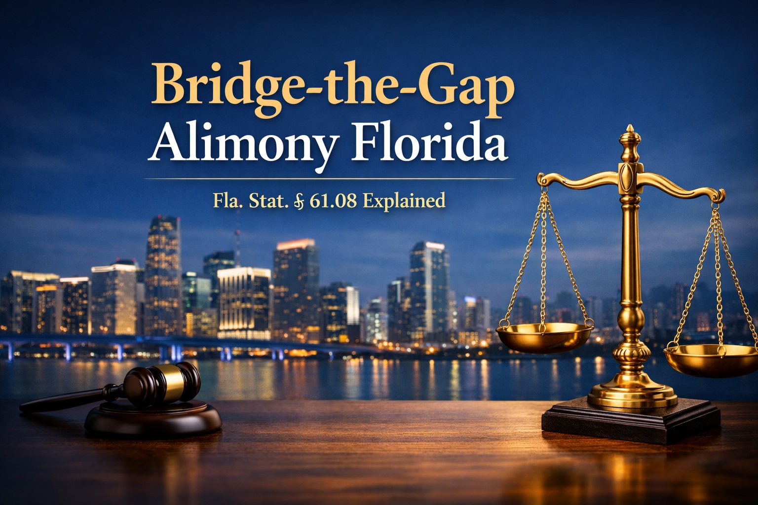 What is Bridge-the-Gap Alimony under Florida Law?