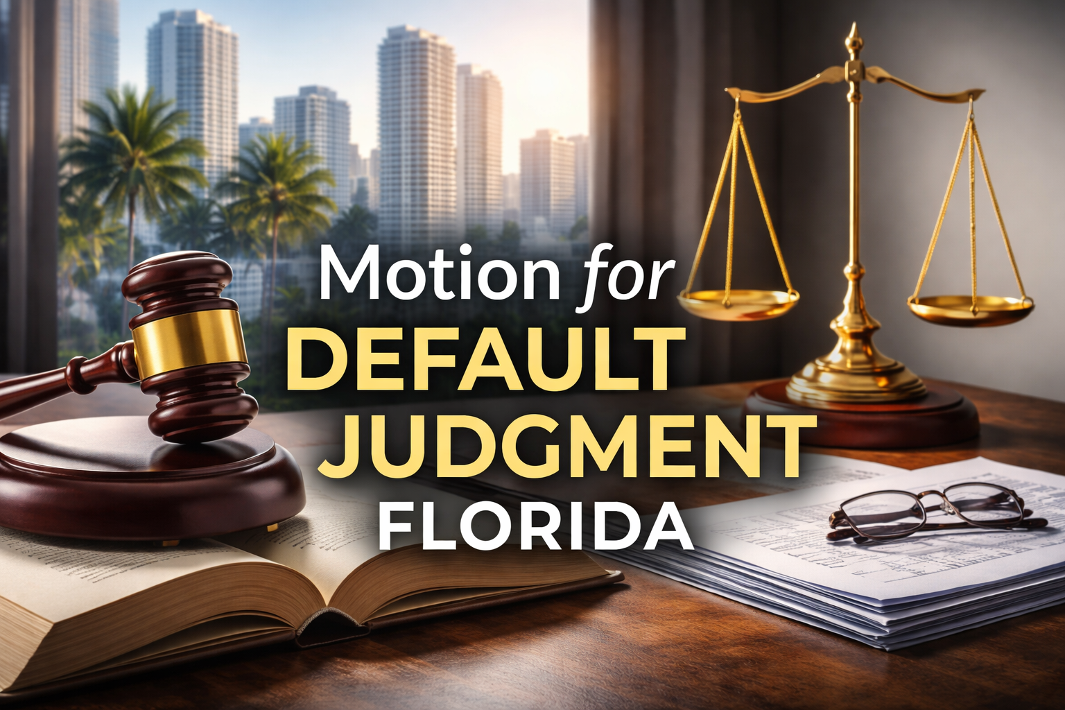 This is How to Motion for Default Judgment in Florida Court