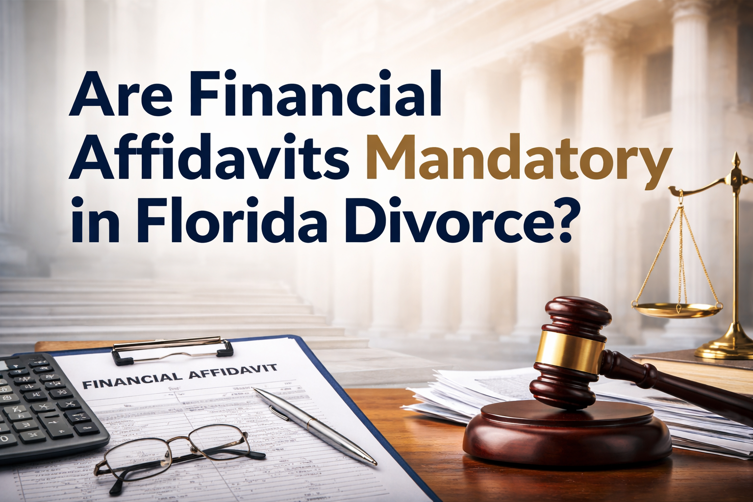 Are Financial Affidavits Mandatory in Florida Divorce?