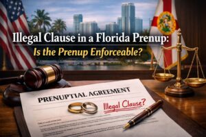 Illegal Clause in a Florida Prenuptial Agreement: Is the Prenup Enforceable?