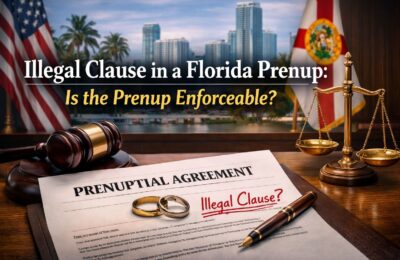 Illegal Clause in a Florida Prenuptial Agreement: Is the Prenup Enforceable?
