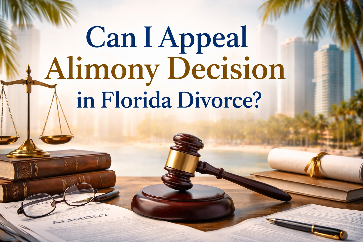 Can I Appeal the Alimony Decision in my Florida Divorce?