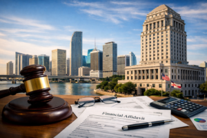 Spouse lied on financial affidavit