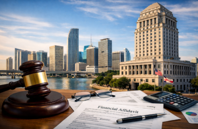 Spouse lied on financial affidavit