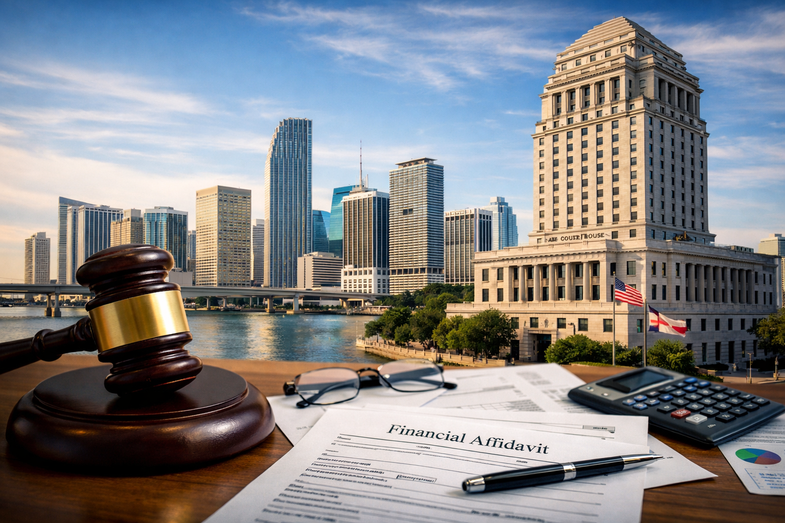 Spouse lied on financial affidavit