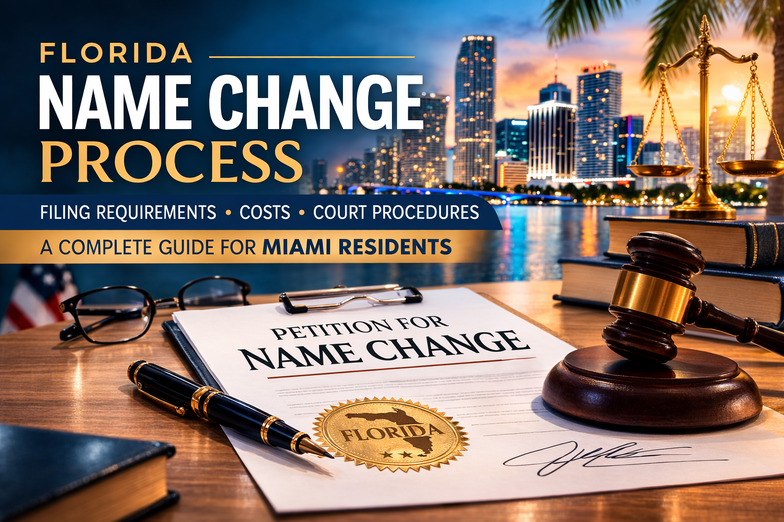 Florida Name Change Process Guide for Miami Courts