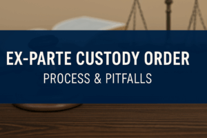 Ex-Parte Custody Order Florida: Process & Pitfalls