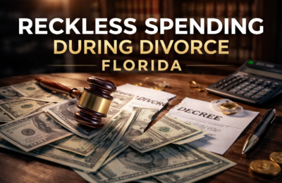 Reckless Spending During Divorce Florida