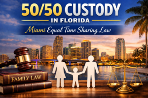5050 Custody in Florida and Miami Equal Time-Sharing Law | Divorce Attorney in Miami, Florida | Law Firm of Jeffrey Alan Aenlle, PLLC 50/50 Custody in Florida and Miami Equal Time-Sharing Law