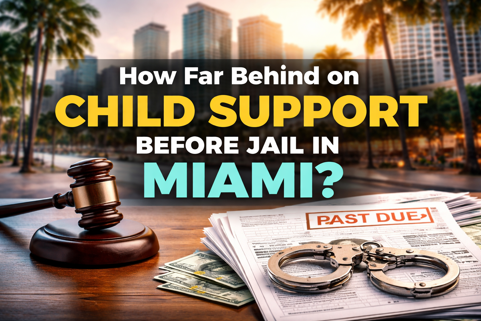 How Far Behind on Child Support Before Jail in Miami?