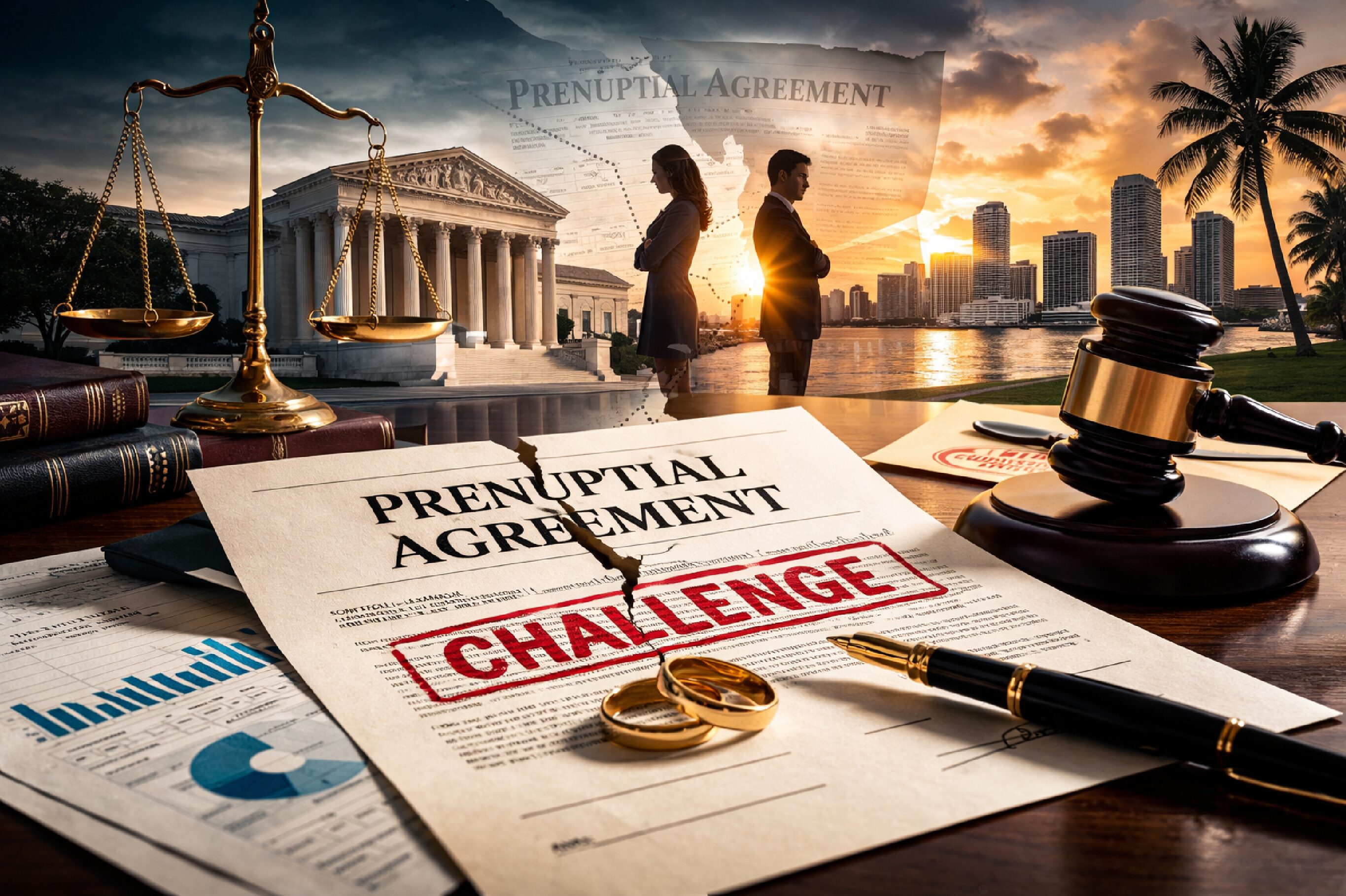 Challenge the Validity of a Prenuptial Agreement in Florida | Divorce Attorney in Miami, Florida | Law Firm of Jeffrey Alan Aenlle, PLLC