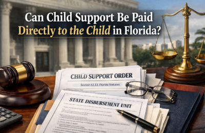 Can Child Support Be Paid Directly to the Child in Florida?