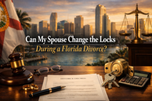 Can My Spouse Change the Locks During a Florida Divorce | Divorce Attorney in Miami, Florida | Law Firm of Jeffrey Alan Aenlle, PLLC Can My Spouse Change the Locks During a Florida Divorce?