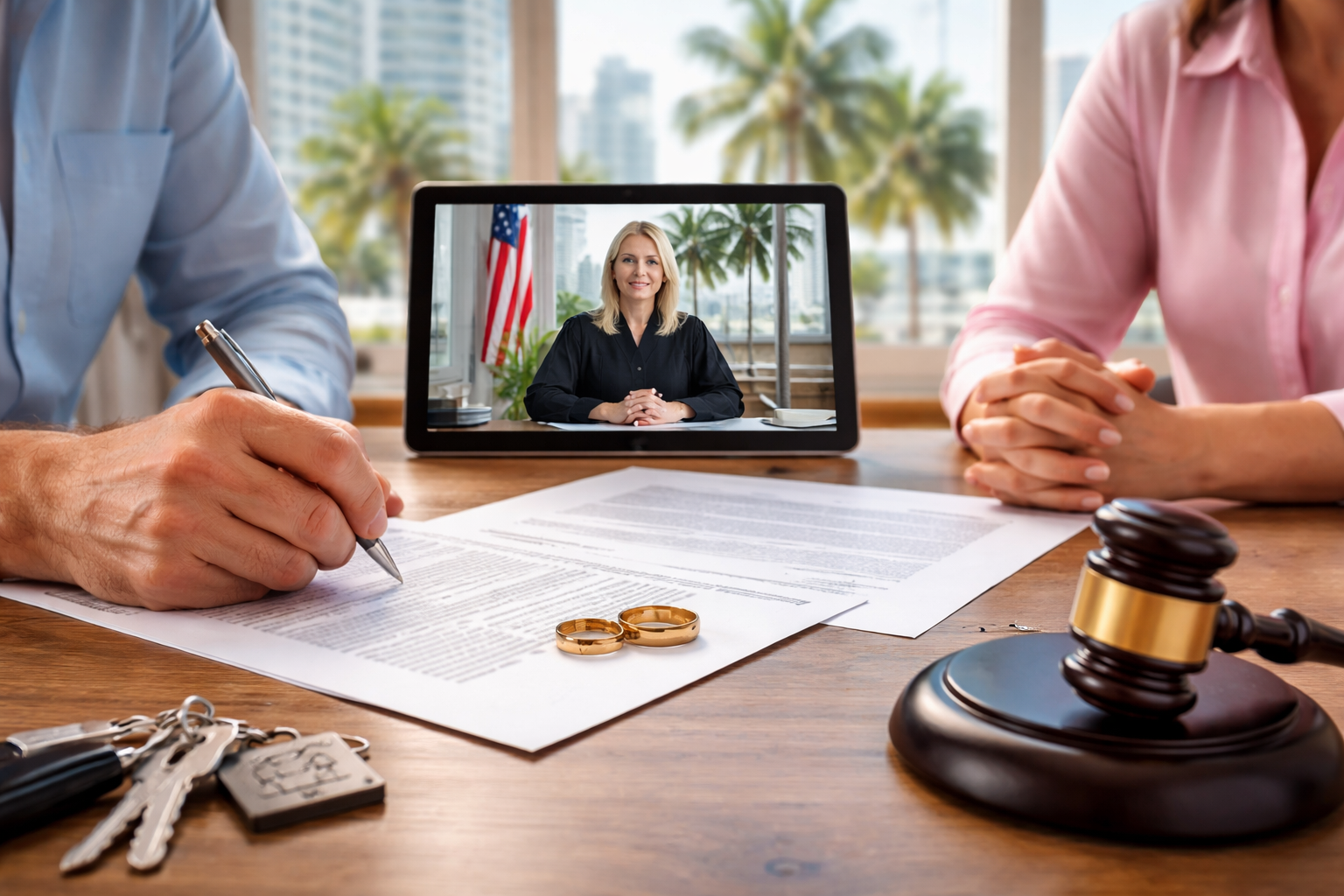 Can You Get Divorced in Miami Without Going to Court?