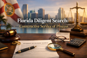Florida Diligent Search- Constructive Service of Process | Divorce Attorney in Miami, Florida | Law Firm of Jeffrey Alan Aenlle, PLLC Florida Diligent Search: Constructive Service of Process