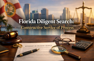 Florida Diligent Search: Constructive Service of Process