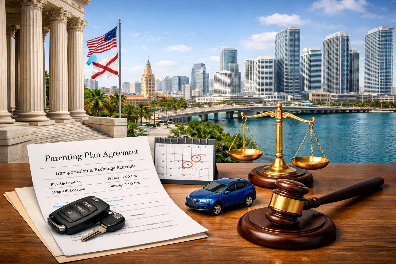 Florida Parenting Plan Transportation and Exchange Protocol