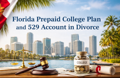 Florida Prepaid College Plan and 529 Account in Divorce