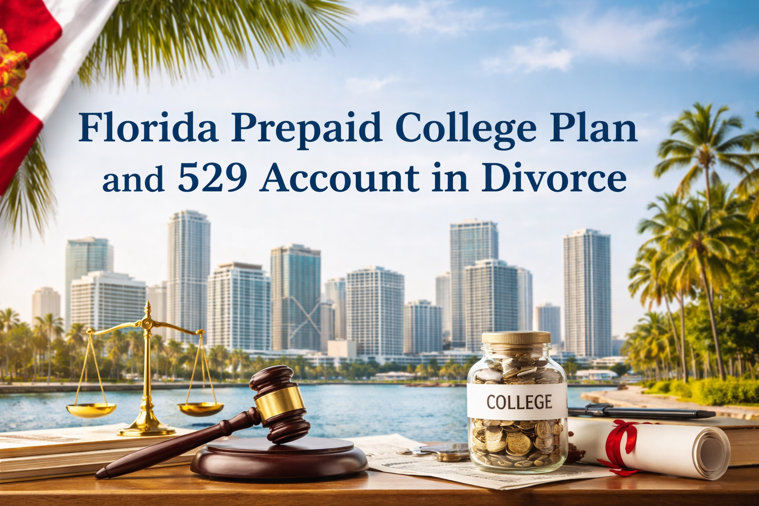 Florida Prepaid College Plan and 529 Account in Divorce