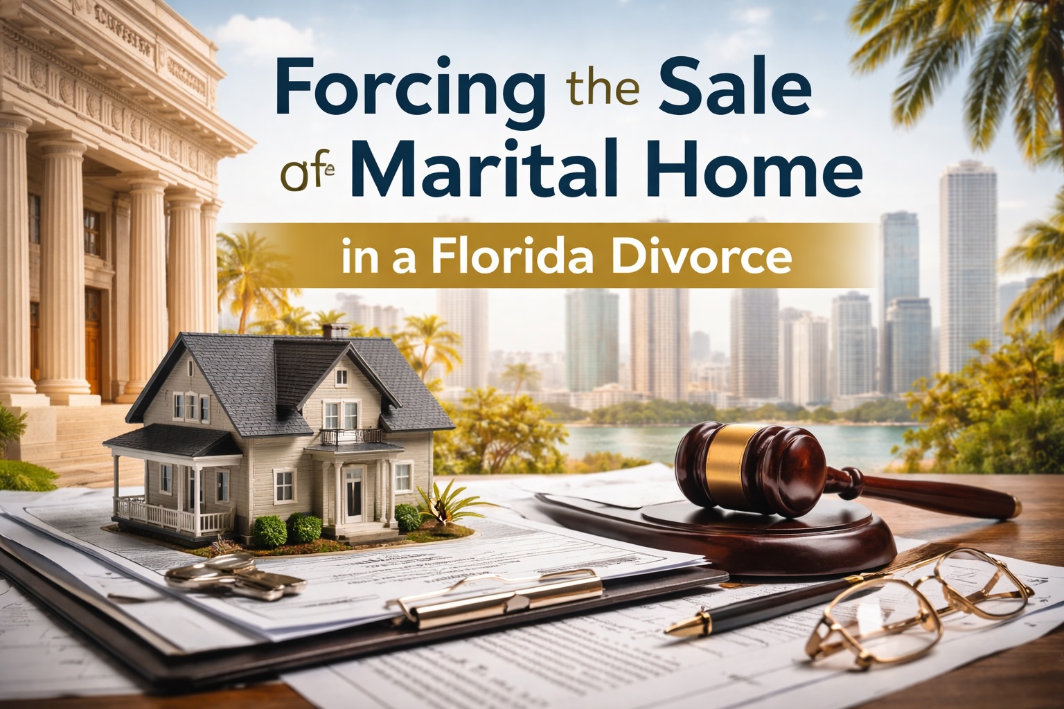can I force the sale of the house in a Florida divorce
