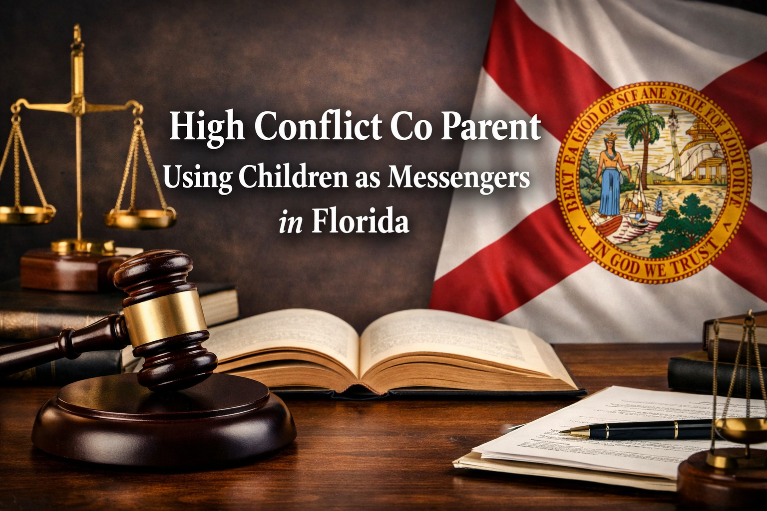 High Conflict Co Parent Using Children as Messengers in Florida