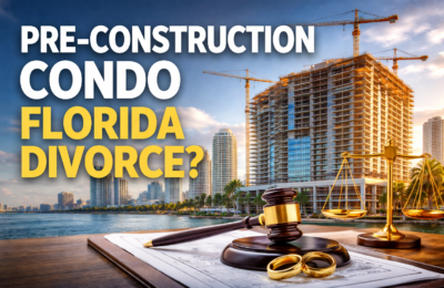 How is a Pre-Construction Condo Handled in Florida Divorce?
