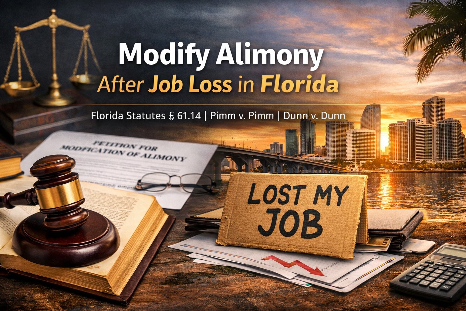 Modify Alimony After Job Loss in Florida
