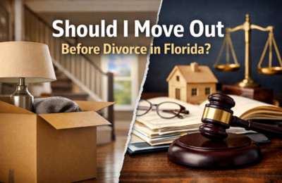 Should I Move Out of the House Before Filing for Divorce?