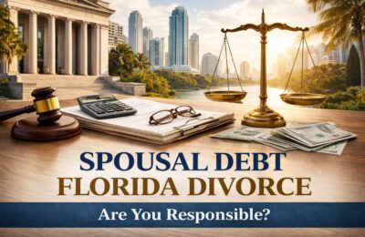 can I be responsible for my spouse's debt in a Florida divorce