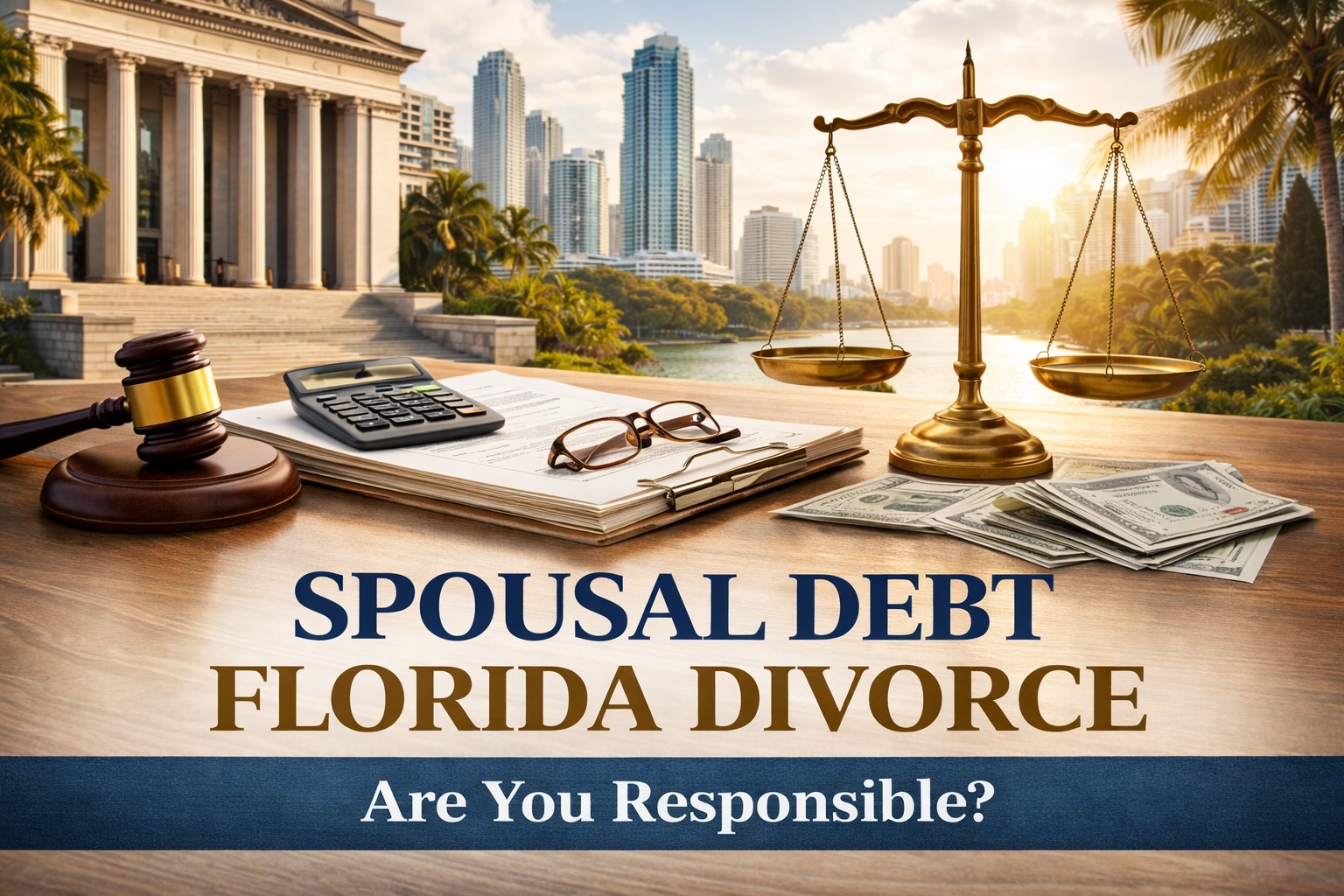 can I be responsible for my spouse's debt in a Florida divorce