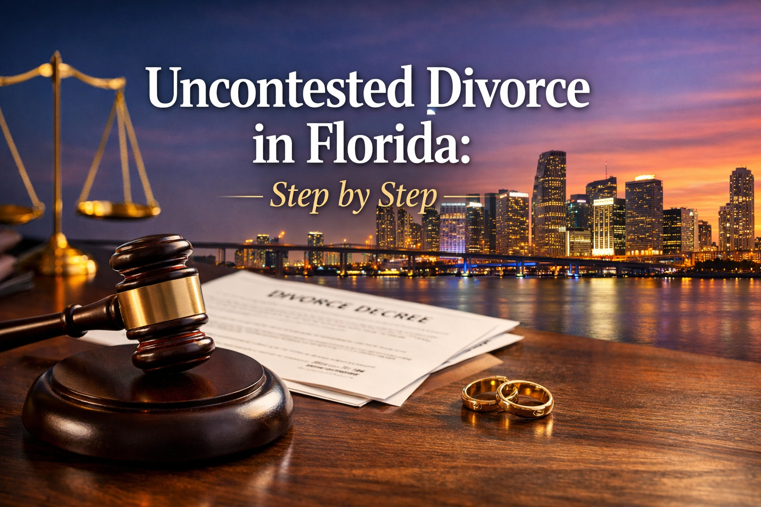 Uncontested Divorce in Florida Step by Step