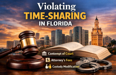 Violating Time-Sharing - Parental Responsibility Plan