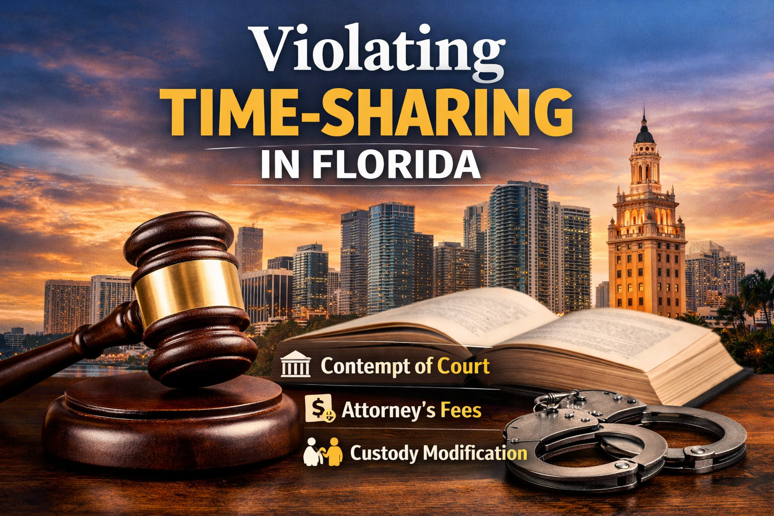 Violating Time-Sharing - Parental Responsibility Plan