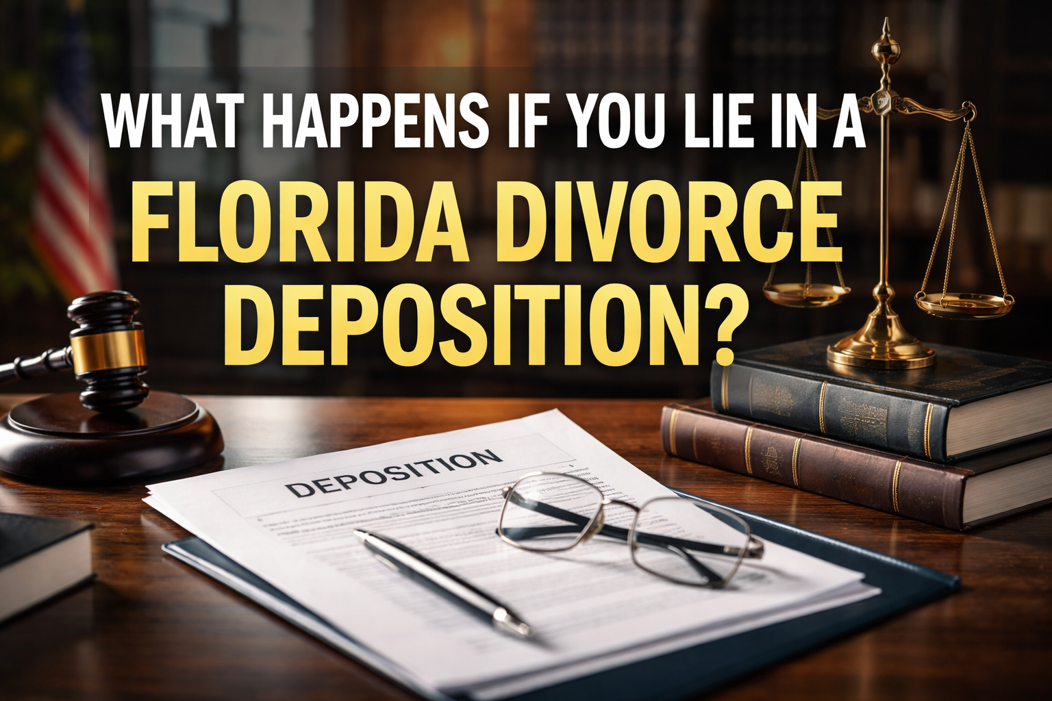 What Happens If You Lie in a Florida Divorce Deposition?