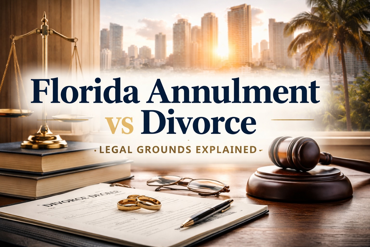 can I get an annulment instead of a divorce in Florida