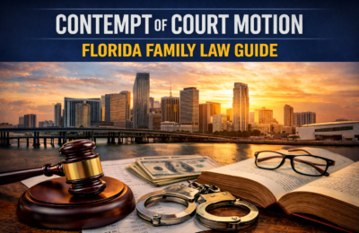 How to Handle Contempt of Court Motions in Florida