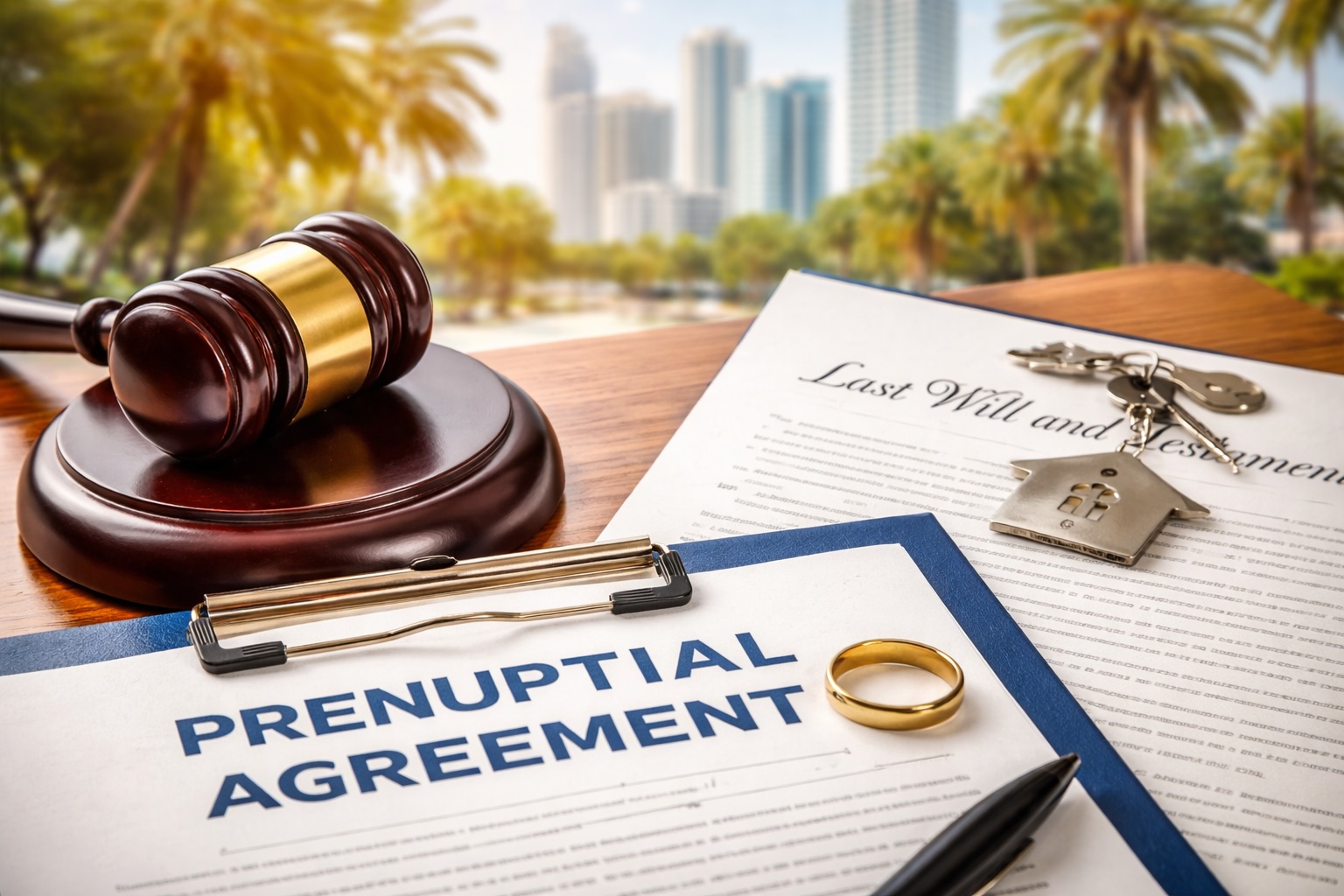 does a prenup override a will in Florida