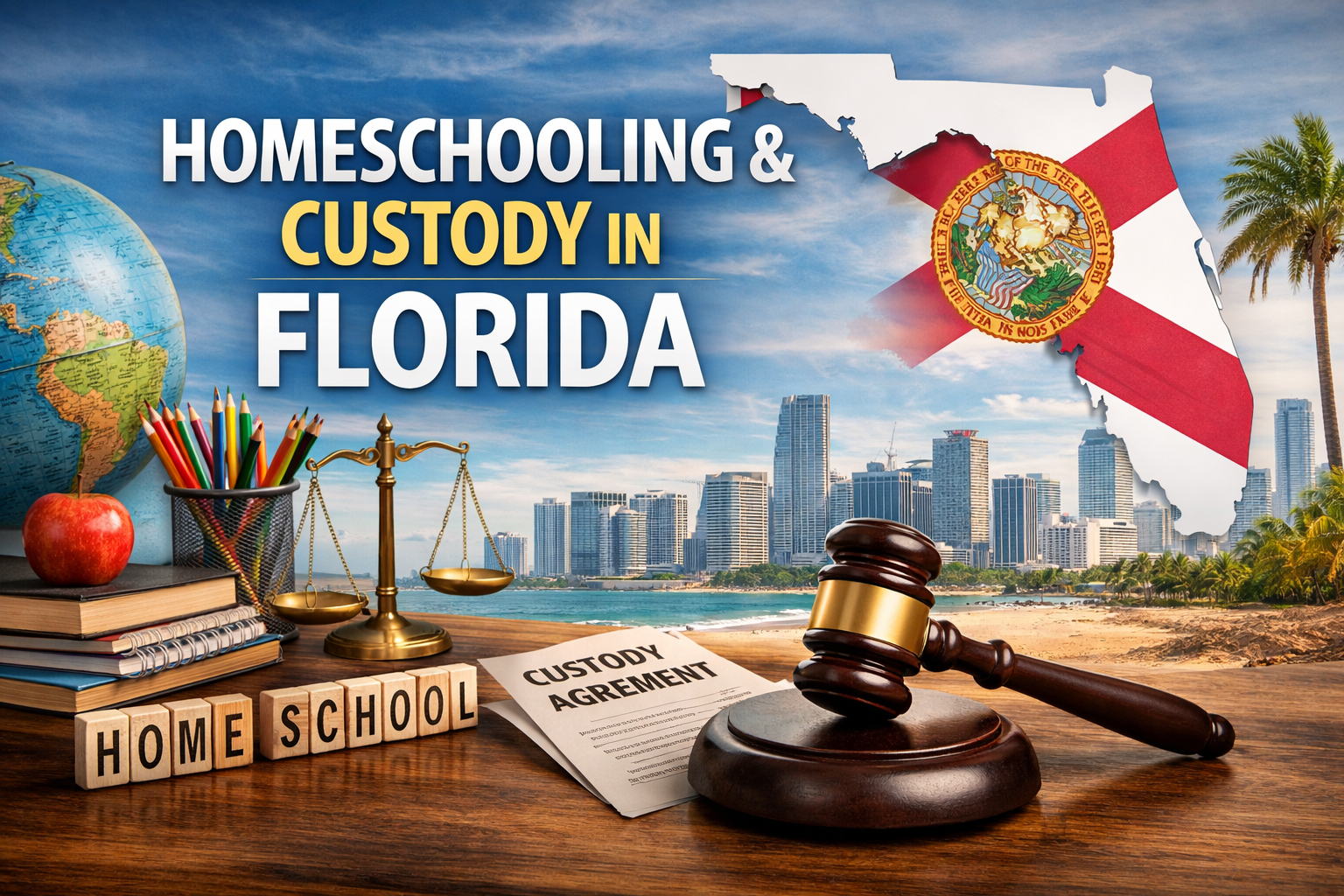 how does homeschooling affect custody