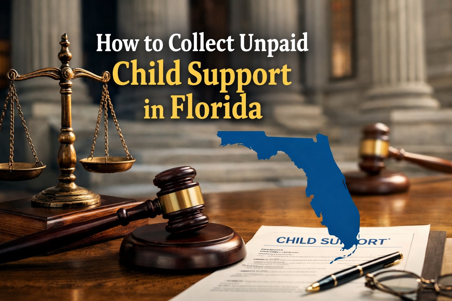 how to collect unpaid child support in Florida