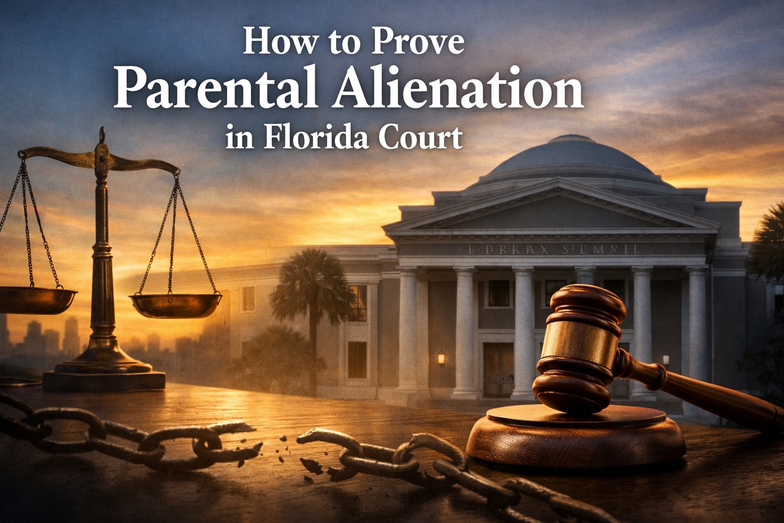 how to prove parental alienation in Florida court