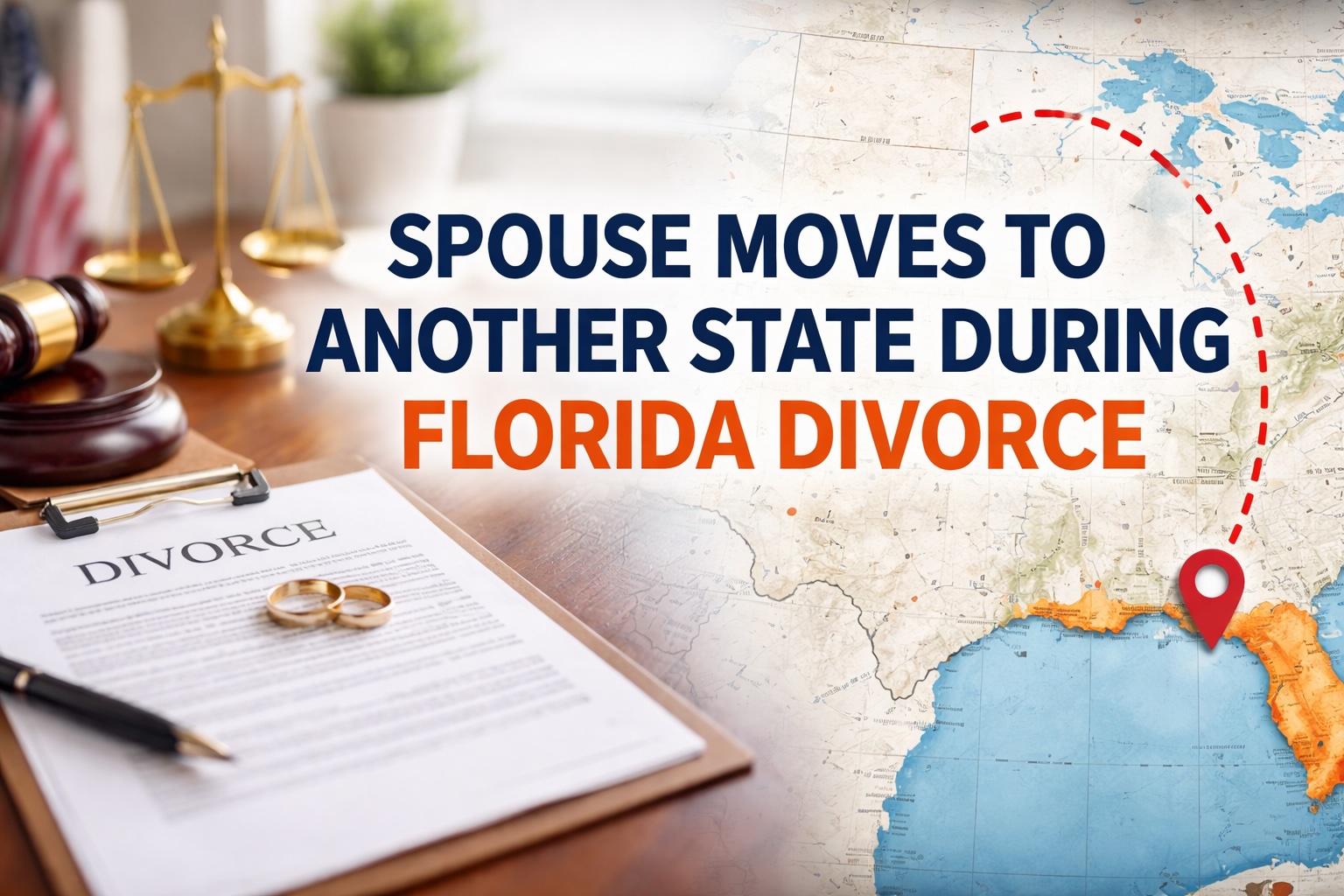 Spouse Moves to Another State During Florida Divorce