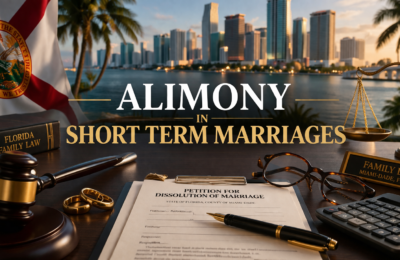 Can You Get Alimony After a Short Marriage in Florida?