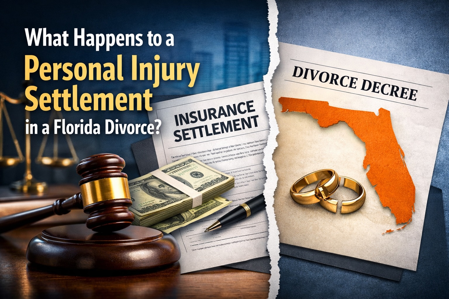 What Happens to a Personal Injury Settlement in a Florida Divorce?