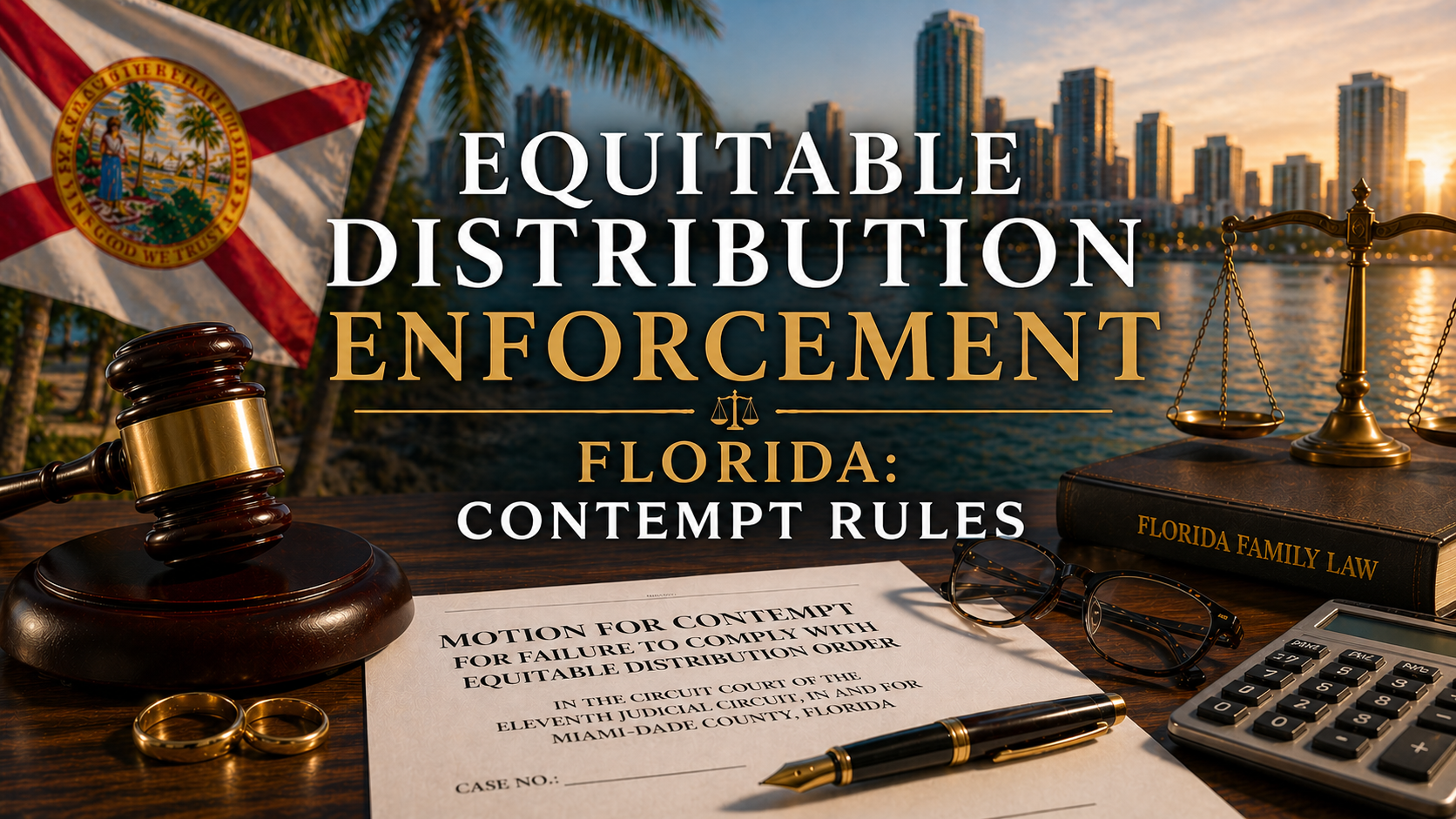 Equitable Distribution Enforcement in Florida: When Contempt Applies